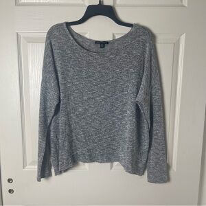 American Eagle Outfitters Heathered Gray Knit Top